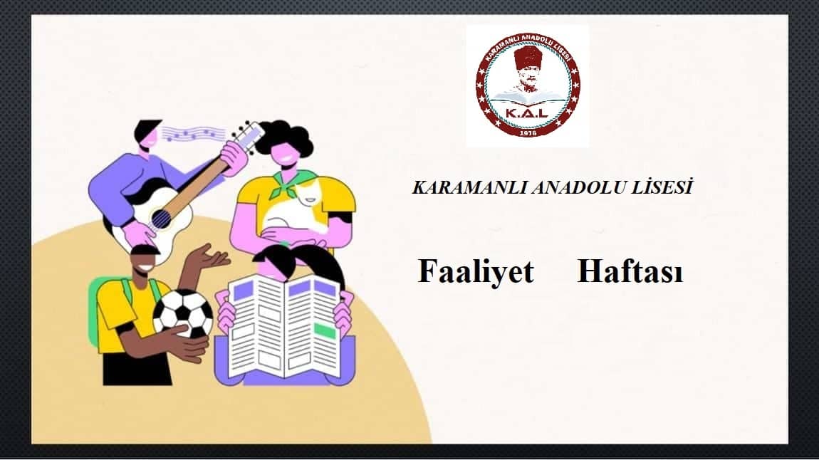 Karamanlı Anadolu Lisesi Faaliyet Haftası